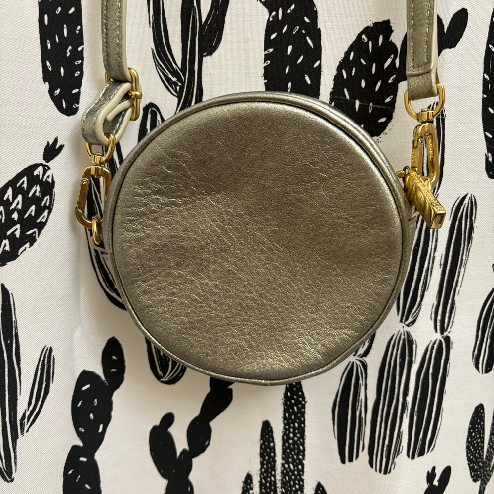 Tory Burch Perforated Round Crossbody Purse - Picture 6 of 15